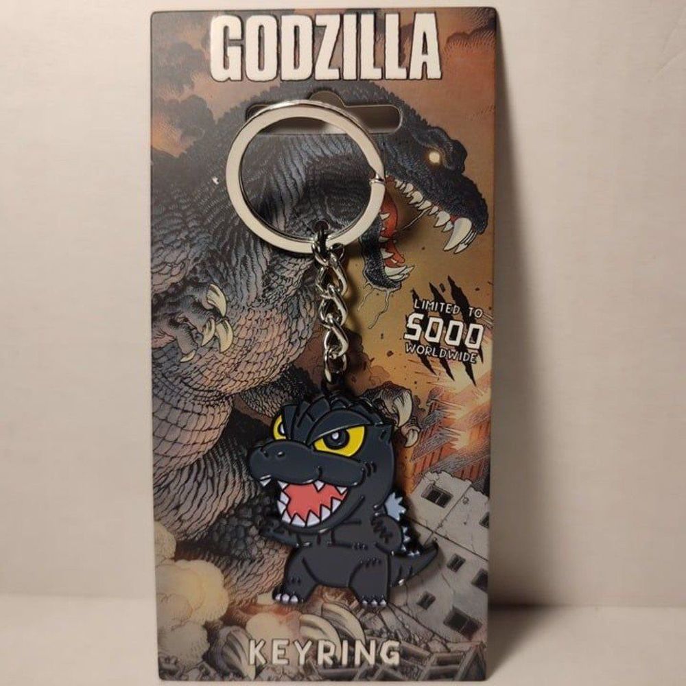 Godzilla King Of The Monsters Keychain Limited Edition Official Metal Ke…